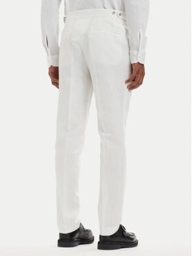 HUGO Garnitur Henry 50559672 Kremowy Slim Fit