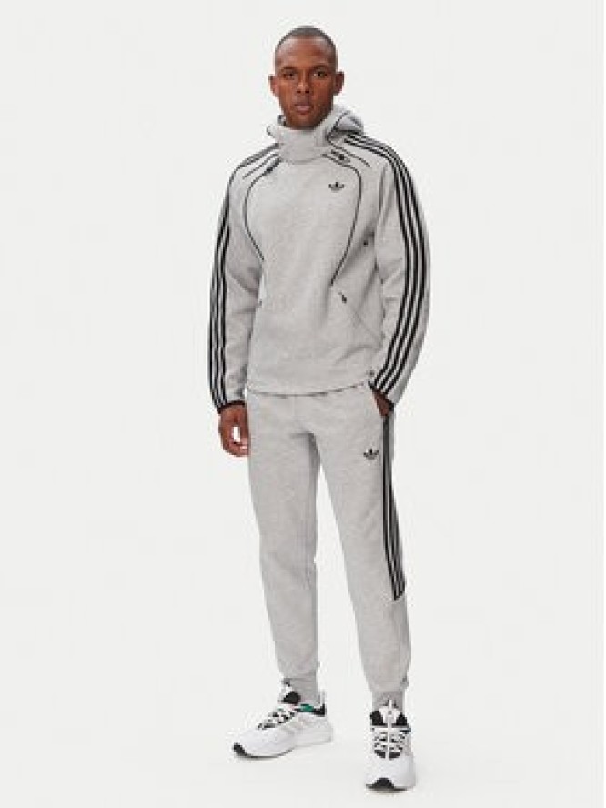 adidas Bluza Spacer Teamgeist 26 Cutline Hoodie KR9653 Szary Regular Fit