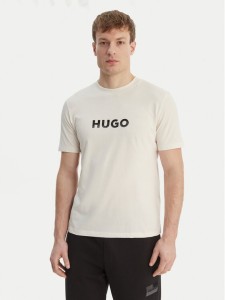 HUGO T-Shirt Dumeo 50557437 Écru Regular Fit