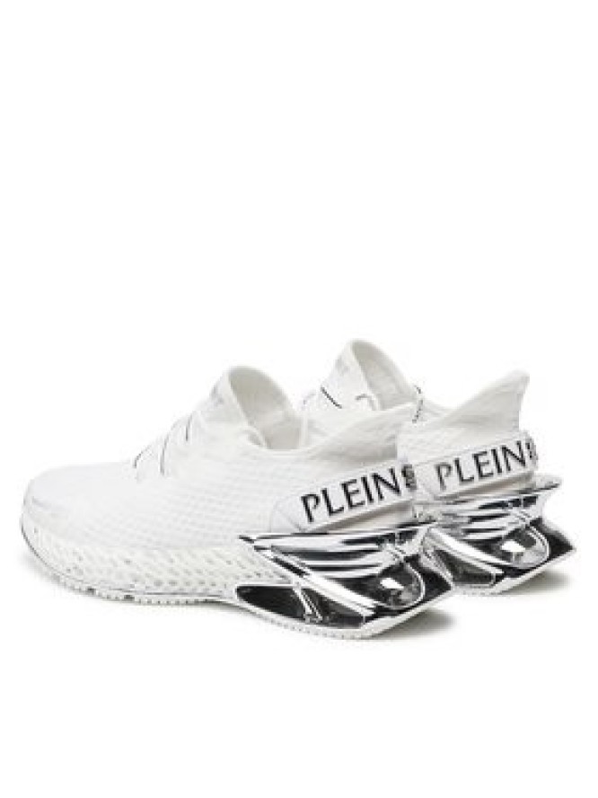 Plein Sport Sneakersy The Scratch FABS USC0335 PTE003N Biały
