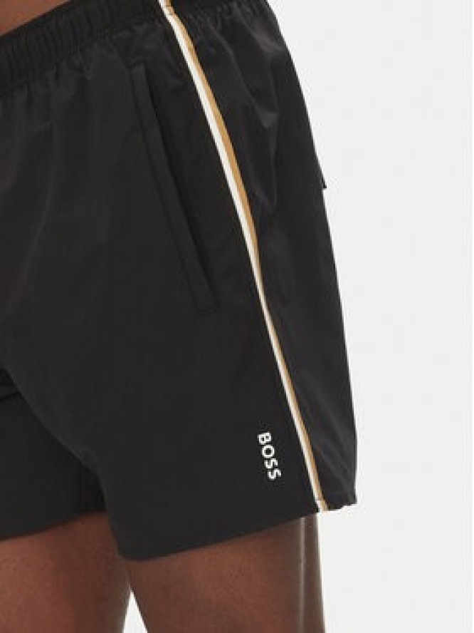 Boss Szorty kąpielowe Iconic 50491594 Czarny Regular Fit