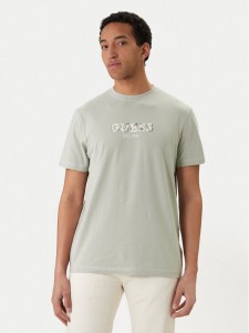 Guess T-Shirt M6GI16 K3032 Zielony jasny Regular Fit
