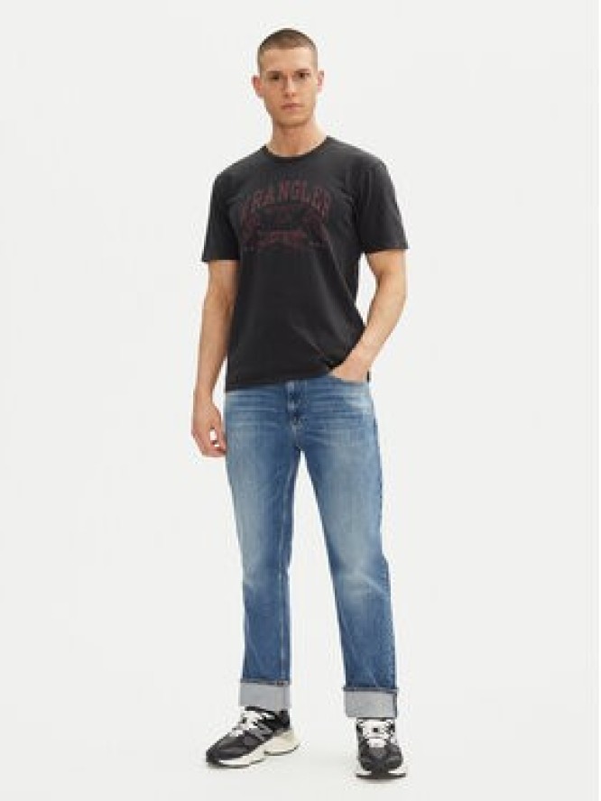 Wrangler T-Shirt 205921 Czarny Regular Fit