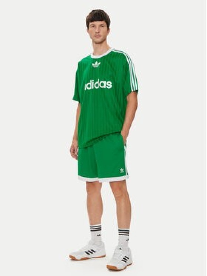 adidas Szorty sportowe Mock Eyelet IZ2448 Zielony Regular Fit
