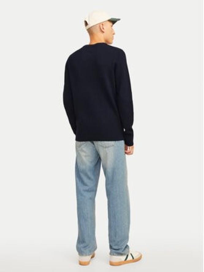 Jack & Jones Sweter Perfect 12257771 Granatowy Regular Fit