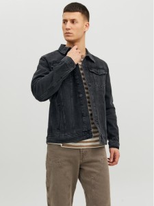 Jack & Jones Kurtka jeansowa Jean 12223613 Czarny Regular Fit