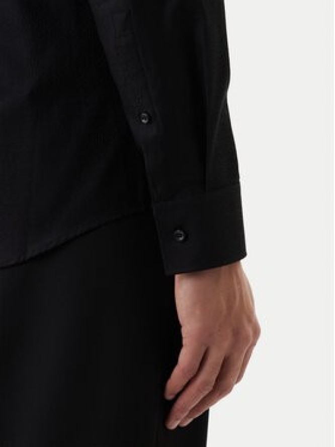 HUGO Koszula Kenno 50555295 Czarny Slim Fit