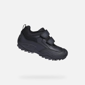 Buty GEOX J NEW SAVAGE BOY B A Czarny
