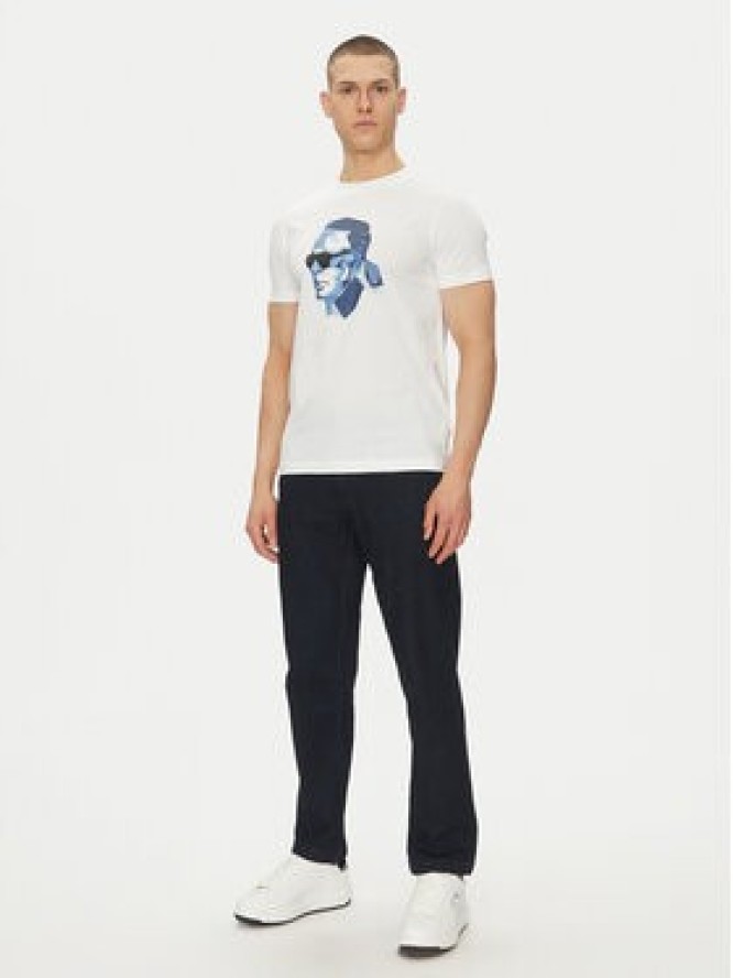 KARL LAGERFELD T-Shirt 755065 552241 Biały Regular Fit