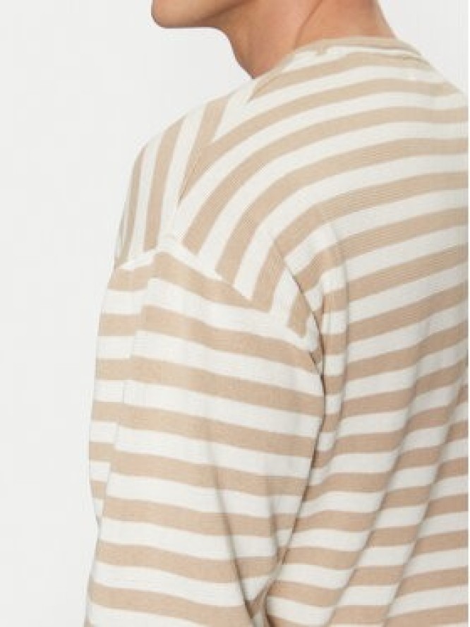 Jack & Jones Sweter Calvin 12269031 Beżowy Relaxed Fit