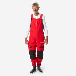 Spodnie żeglarskie męskie Decathlon 500 na szelkach