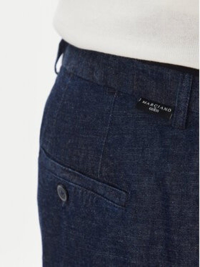 Marciano Guess Chinosy 5GHB17 4466Z Granatowy Regular Fit