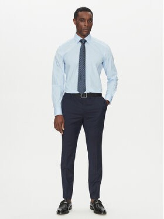 BOSS Koszula H-HANK-kent-C3-214 50538949 Niebieski Slim Fit