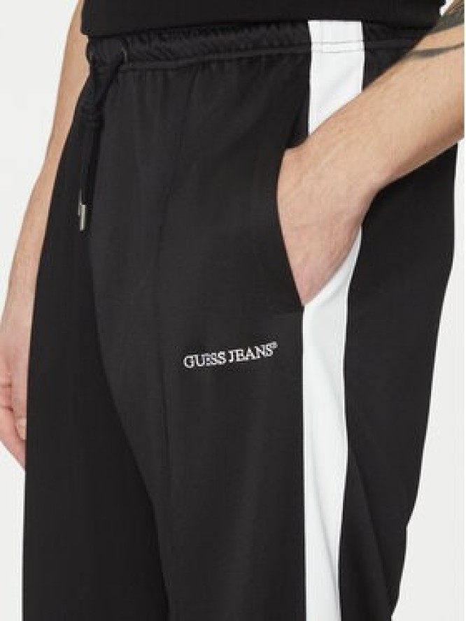 Guess Jeans Spodnie materiałowe 173615 Czarny Regular Fit