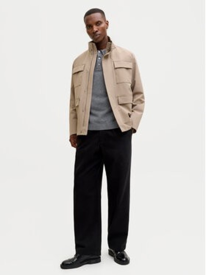 Jack & Jones Sweter Maverick 12286144 Szary Regular Fit