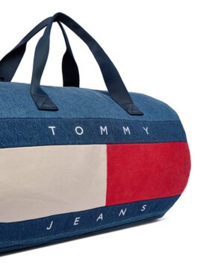 Tommy Jeans Torba Archive Denim Duffle AM0AM13813 Niebieski