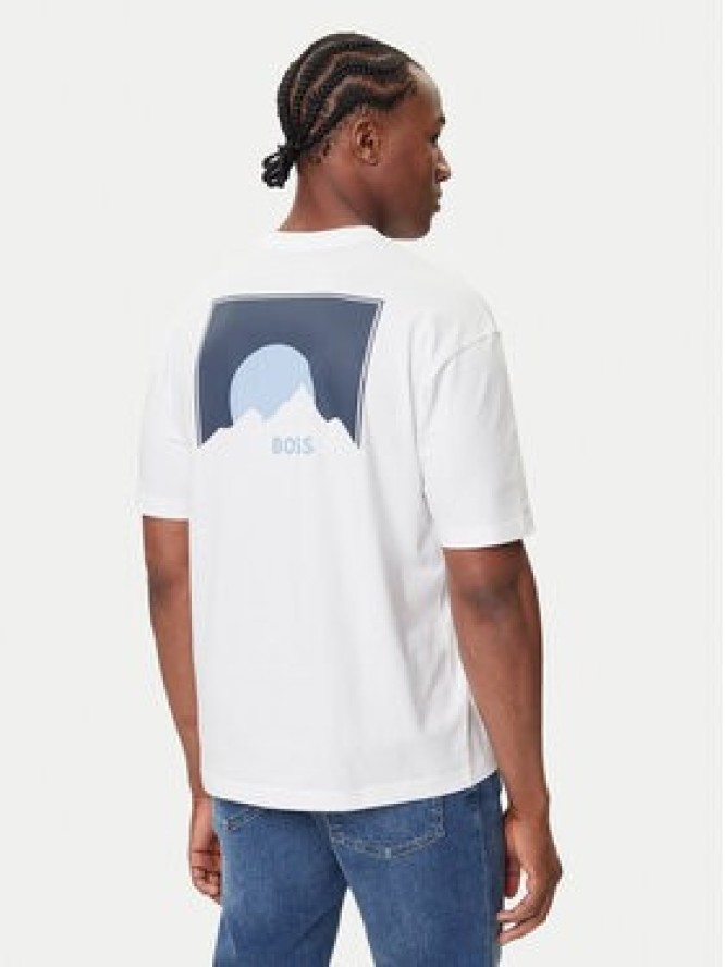 BOSS T-Shirt Te_Move 50547087 Biały Relaxed Fit
