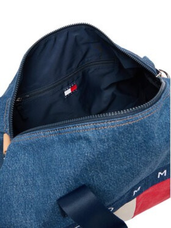 Tommy Jeans Torba Archive Denim Duffle AM0AM13813 Niebieski