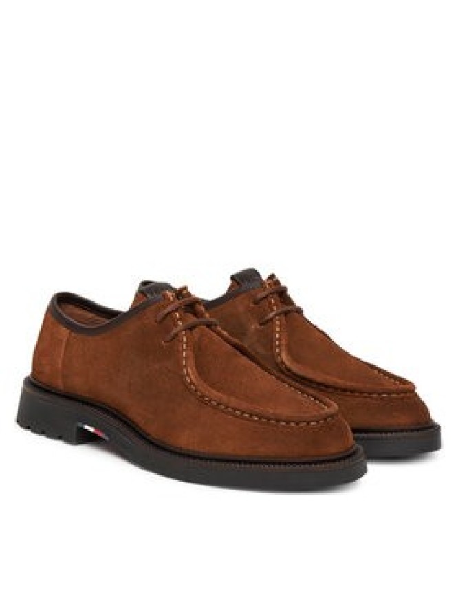 Tommy Hilfiger Półbuty Comfort Lwt Moc Toe FM0FM05589 Brązowy
