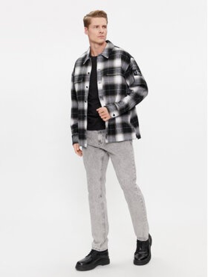 Calvin Klein Jeans Jeansy Authentic Straight J30J324563 Szary Straight Fit