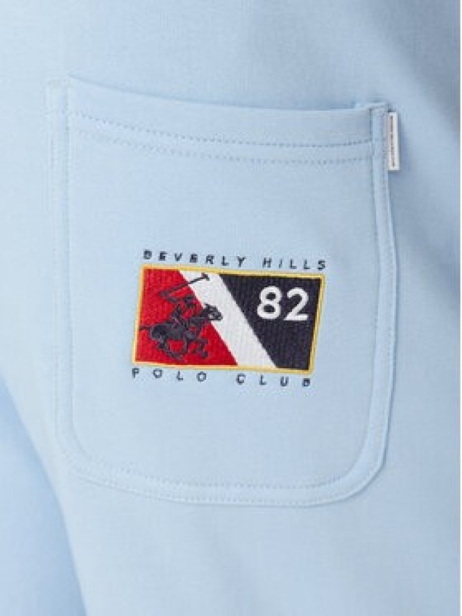 Beverly Hills Polo Club Szorty sportowe M6339B Niebieski jasny Regular Fit