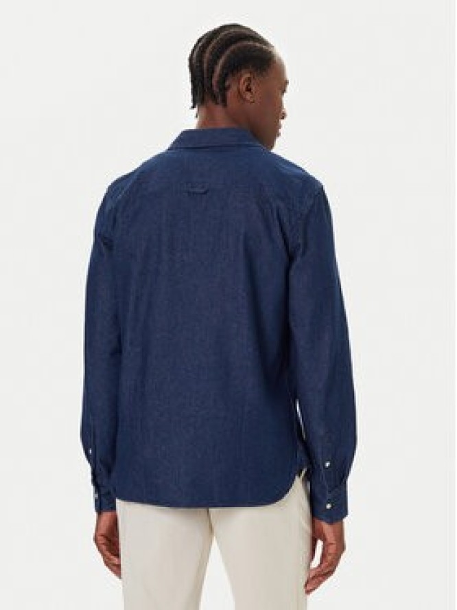 Mustang Koszula jeansowa Duver 1016950 Granatowy Regular Fit