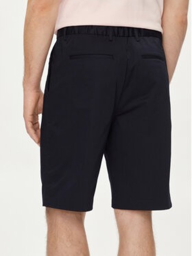 Calvin Klein Szorty materiałowe Sateen K10K112831 Granatowy Regular Fit