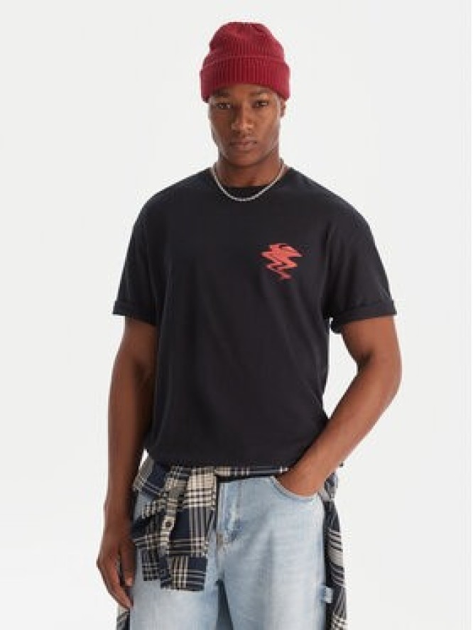 Quiksilver T-Shirt Elderberry EQYZT08200 Czarny Regular Fit