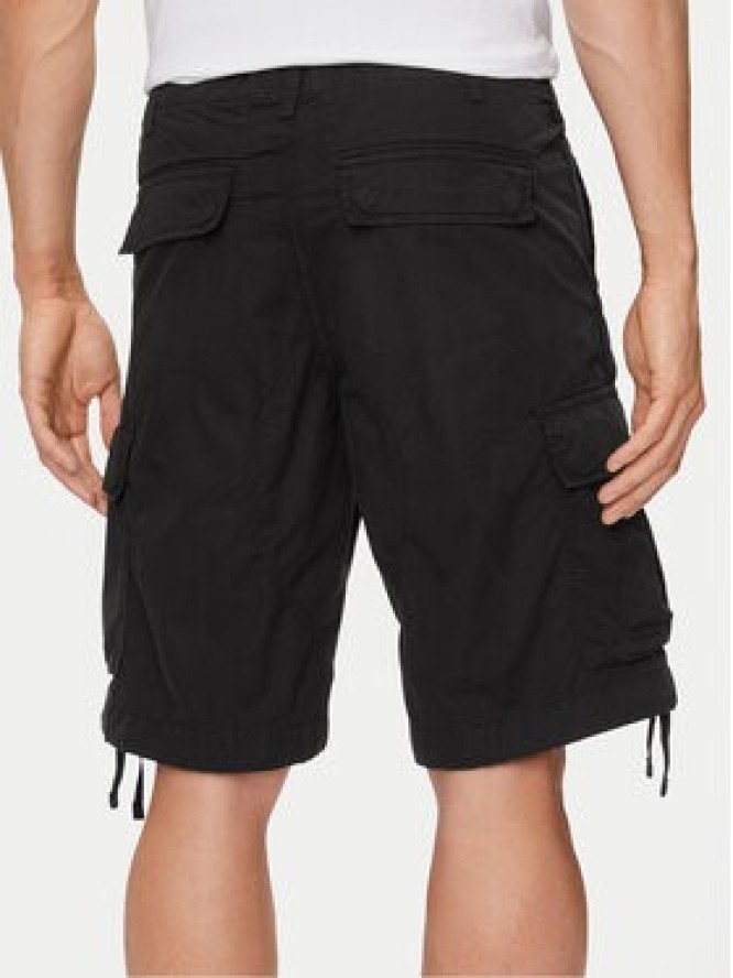 Jack & Jones Szorty materiałowe Cole 12253122 Czarny Loose Fit