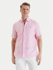 Tommy Hilfiger Koszula MW0MW42450 Różowy Regular Fit