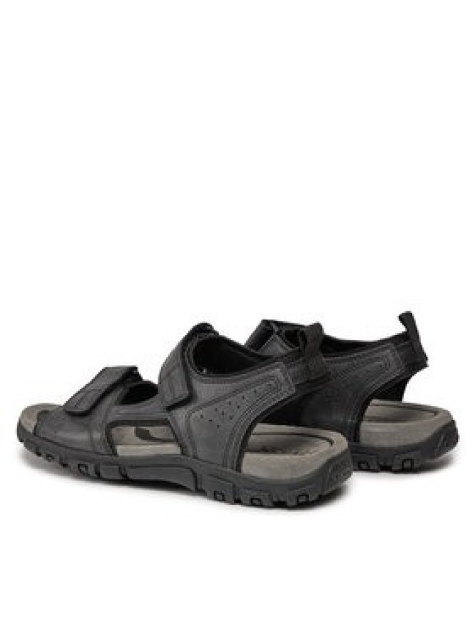 Geox Sandały Uomo Sandal Strada U4524B 000ME C9999 Czarny