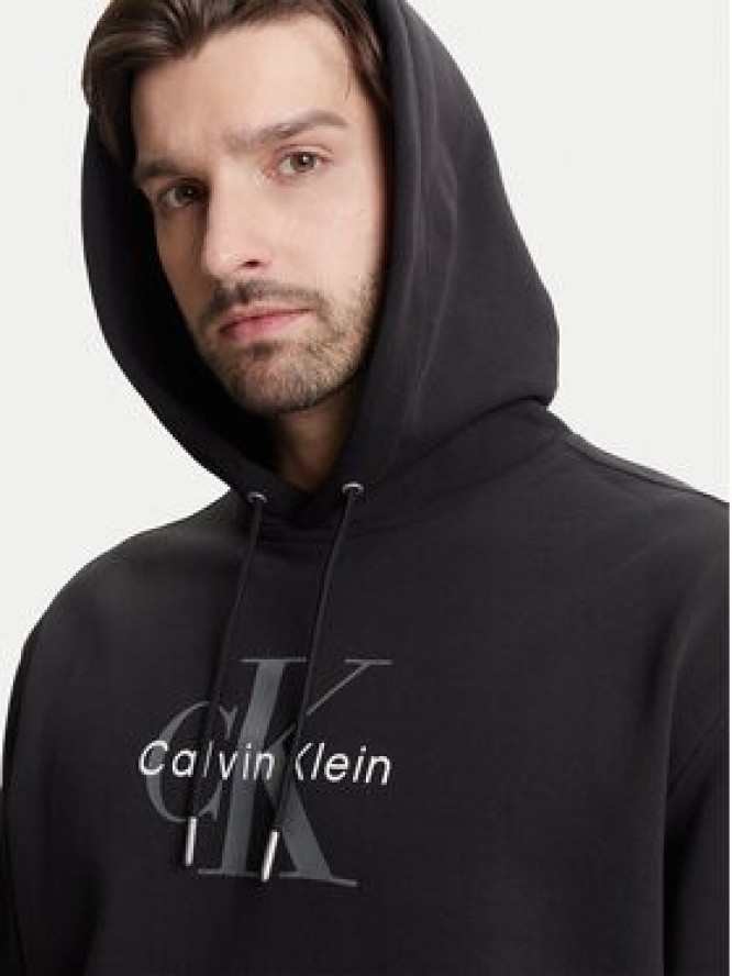 Calvin Klein Jeans Bluza Monologo LV04RC282G Czarny Regular Fit