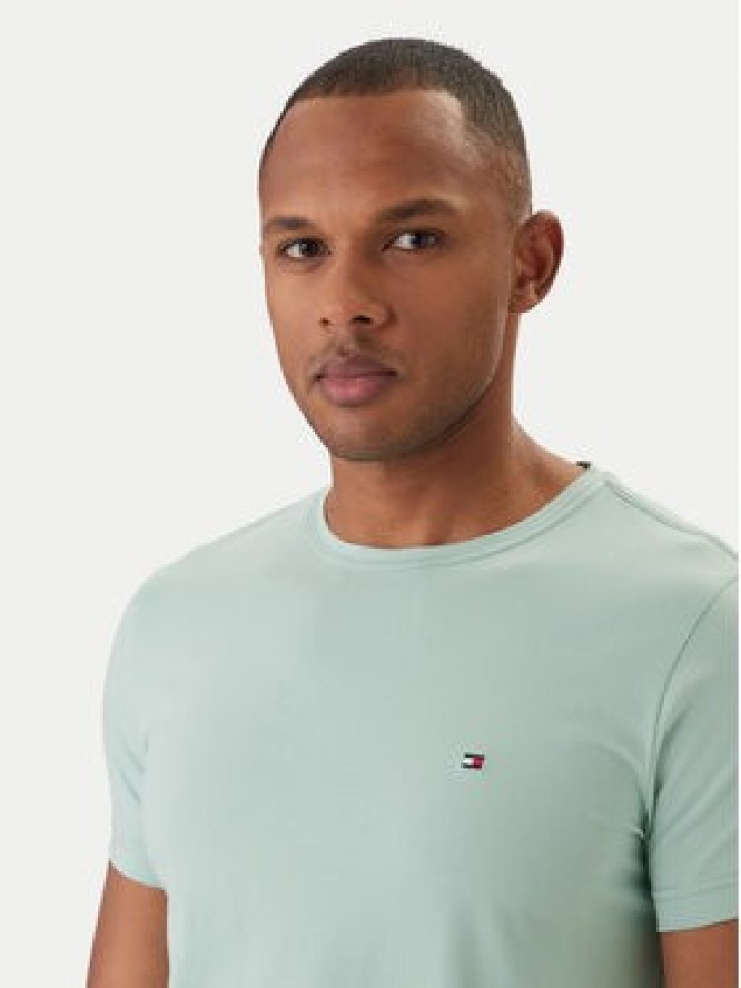 Tommy Hilfiger T-Shirt MW0MW10800 Zielony Slim Fit