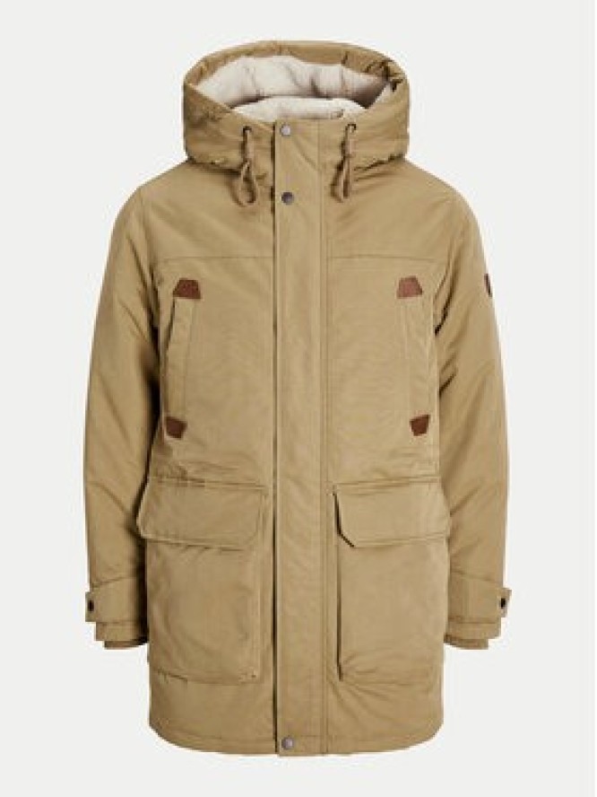 Jack & Jones Kurtka zimowa Polar 12256995 Beżowy Regular Fit