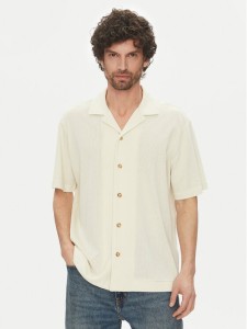 Liu Jo Koszula QA5153 J4929 11001 Écru Regular Fit