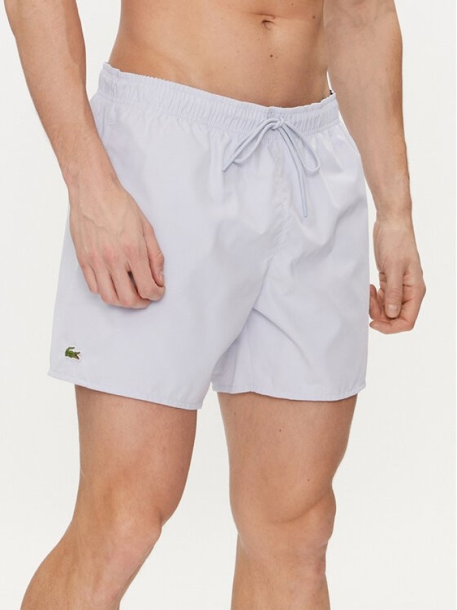 Lacoste Szorty kąpielowe MH6270 Niebieski Regular Fit