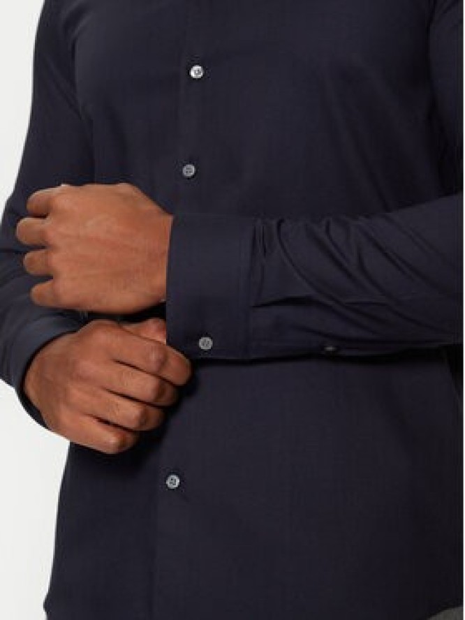 Calvin Klein Koszula K10K108426 Granatowy Slim Fit