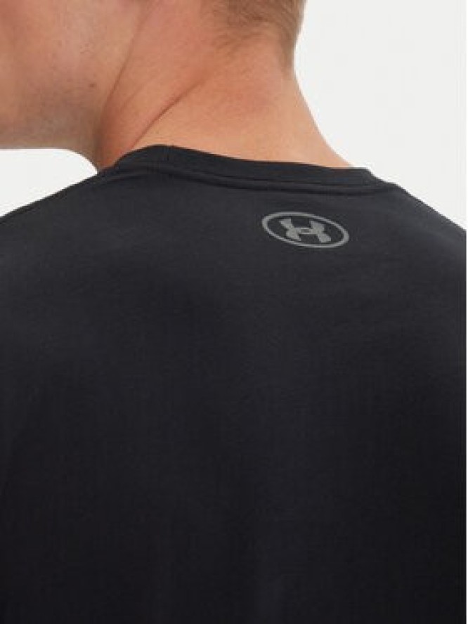 Under Armour T-Shirt Boxed Sports 1386793 Czarny Loose Fit