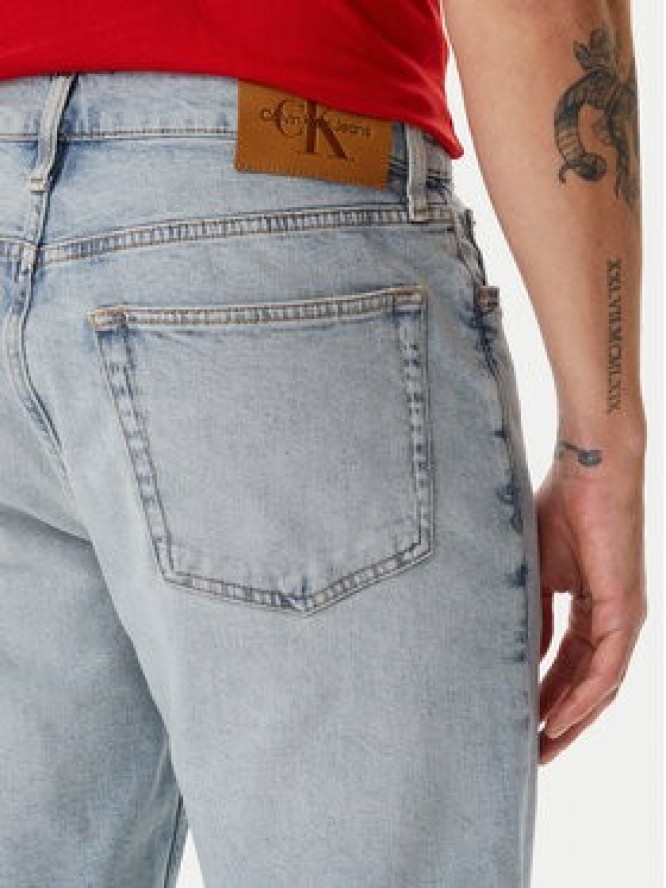 Calvin Klein Jeans Szorty jeansowe J30J327193 Niebieski Slim Fit