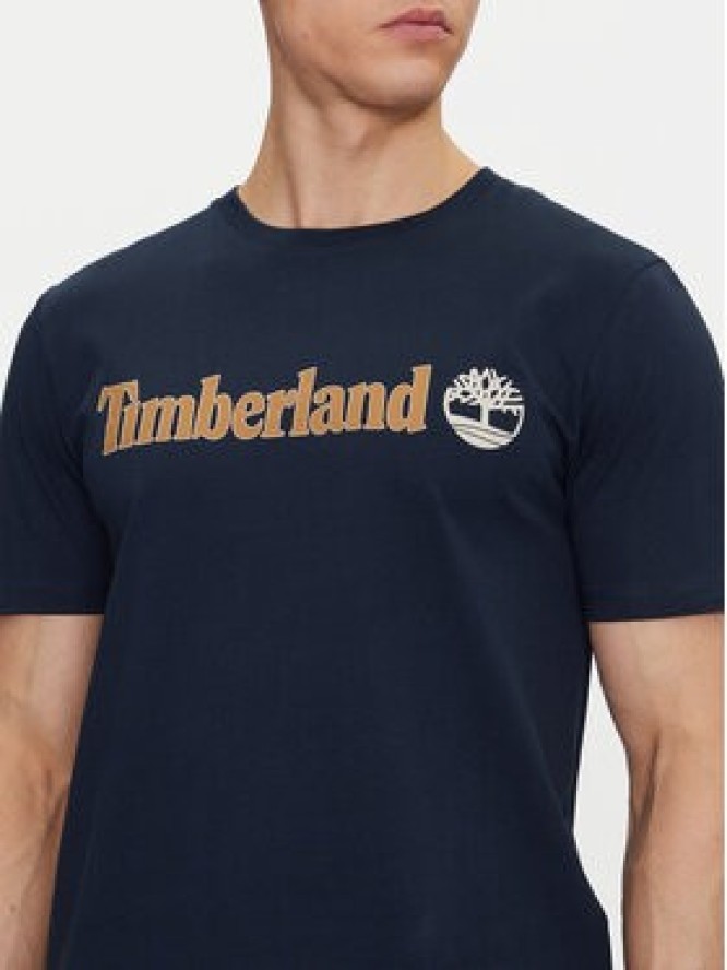 Timberland T-Shirt TB0A5UPQ Granatowy Regular Fit