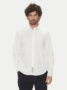La Martina Koszula Aaron MACE30 PP483 Biały Regular Fit