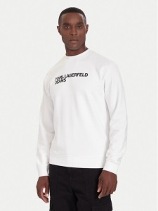 Karl Lagerfeld Jeans Bluza A1M20001 Biały Regular Fit