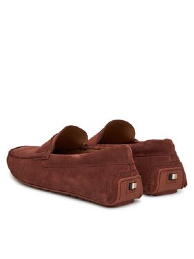 BOSS Mokasyny Noel_Mocc_sdpeb 50541750 Bordowy