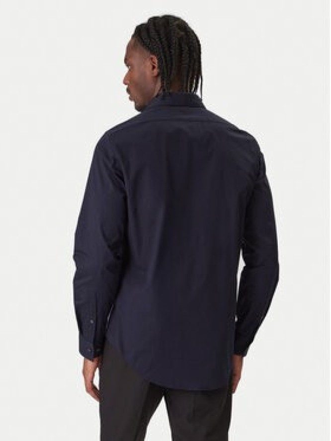 Calvin Klein Koszula Essential LV019EU001 Granatowy Regular Fit
