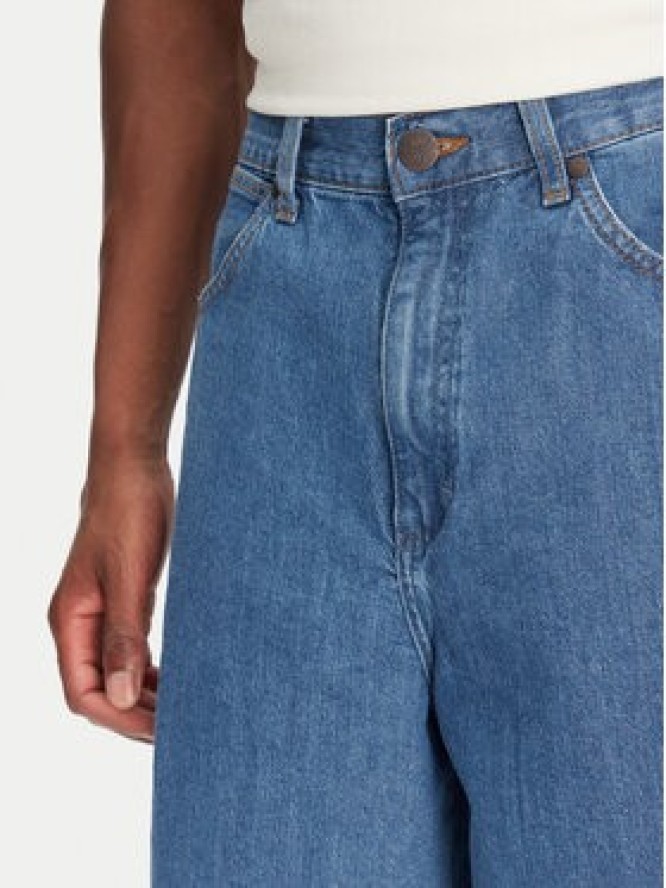 Wrangler Szorty jeansowe Jort 112362509 Niebieski Oversize