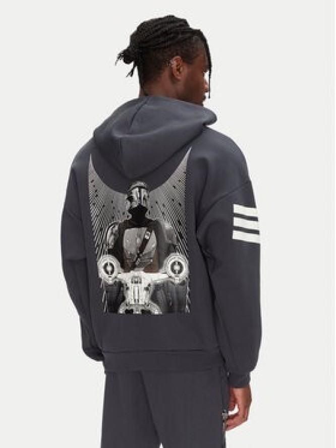 adidas Bluza Star Wars The Mandalorian™ JI5720 Szary Regular Fit