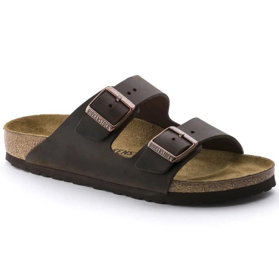 Unisex sandały Birkenstock Arizona brązowe regular 52531