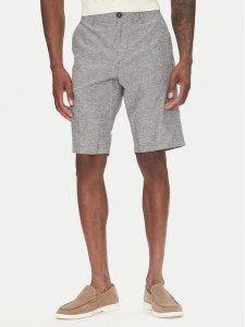 Tom Tailor Szorty materiałowe 1044712 Szary Slim Fit