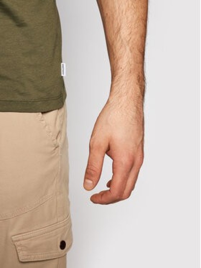 Jack & Jones T-Shirt Orrganic Basic 12156101 Zielony Slim Fit