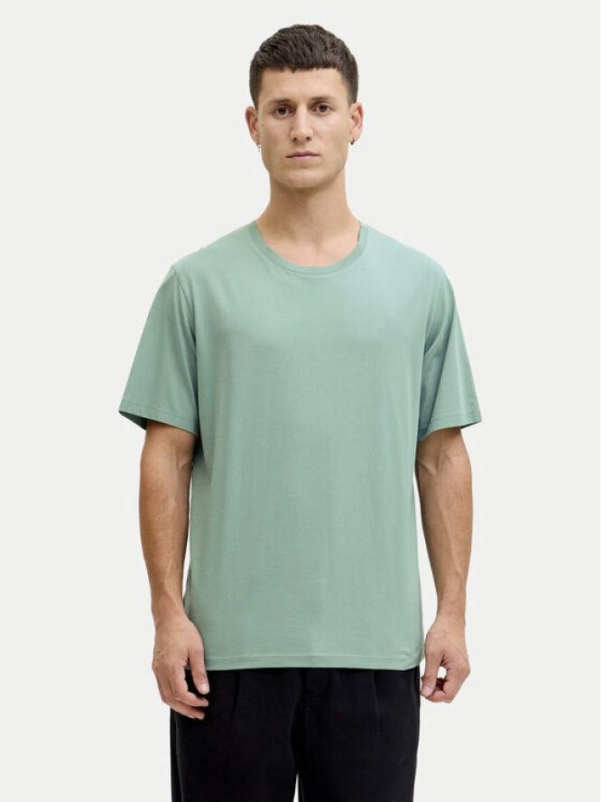 Jack & Jones T-Shirt Oragnic Basic 12156101 Zielony Regular Fit